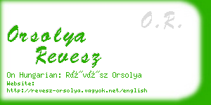 orsolya revesz business card